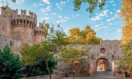 Rhodes historic fortress