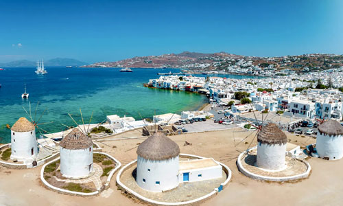 Mykonos windmills